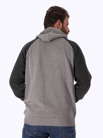 Hoodie - Bi-Tone - Knitted