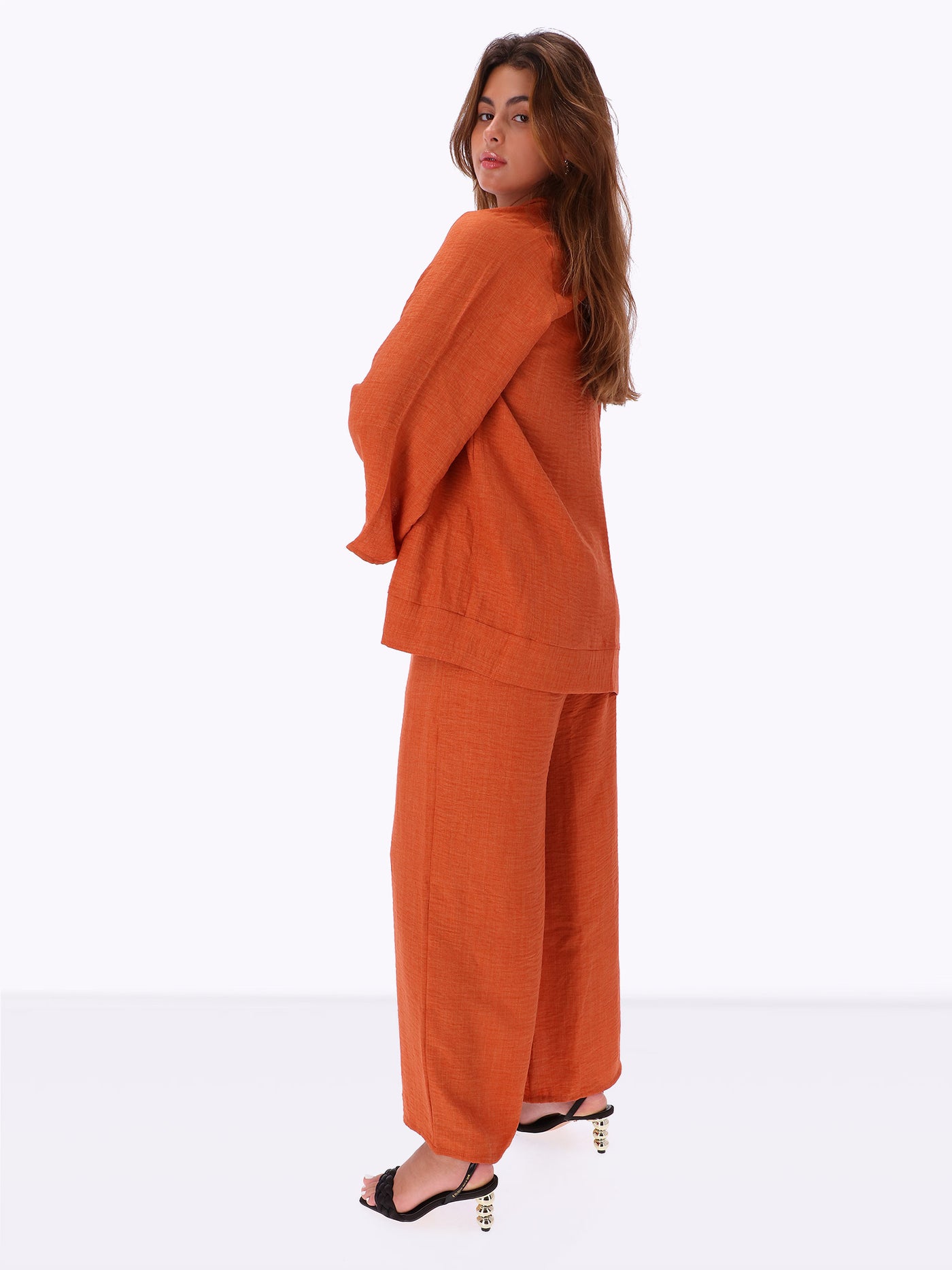 Leocansa Womens 2-Piece Linen Set