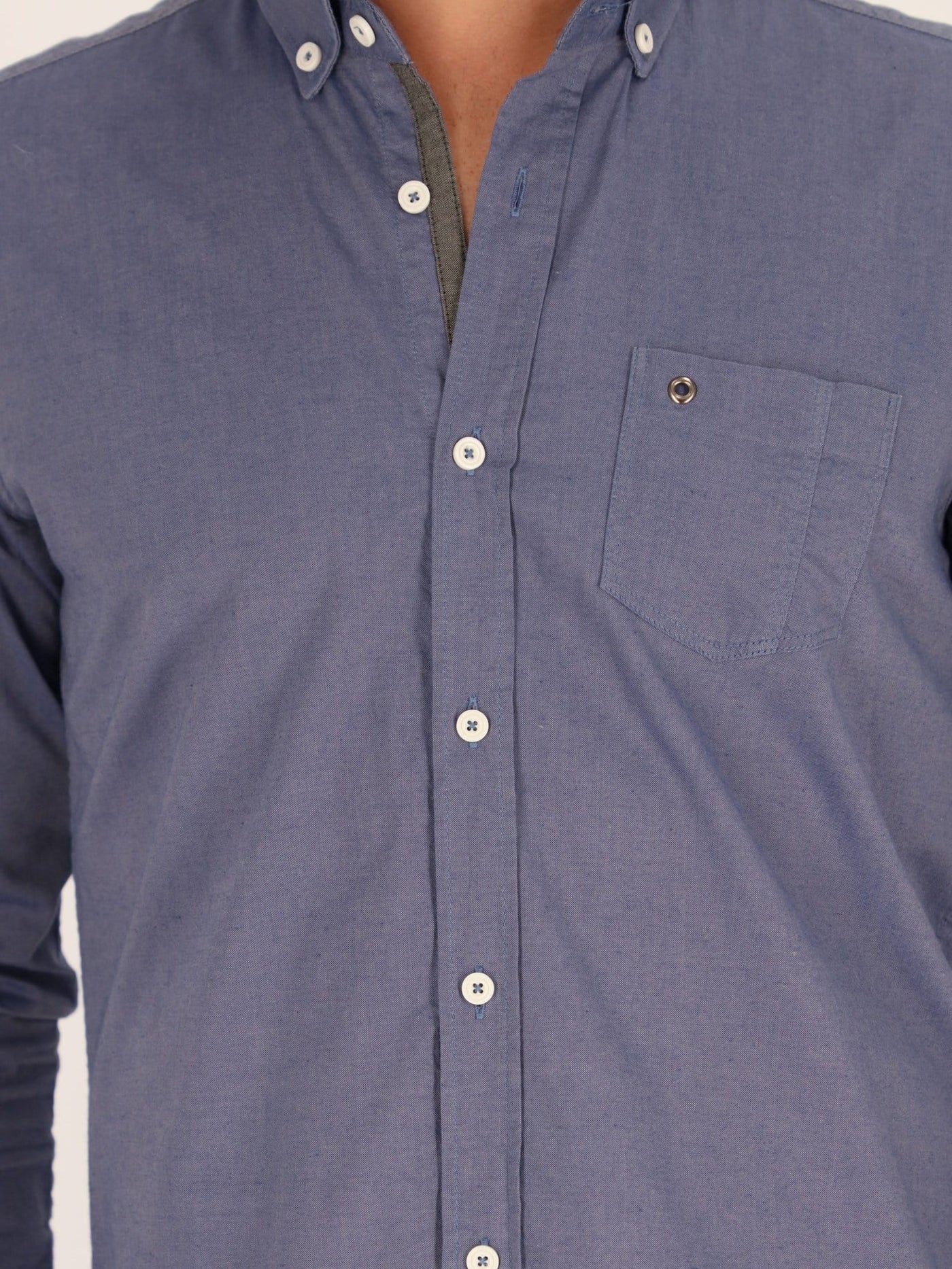 OR Shirts Navy-V22 / M Chambray Shirt with Long Sleeves