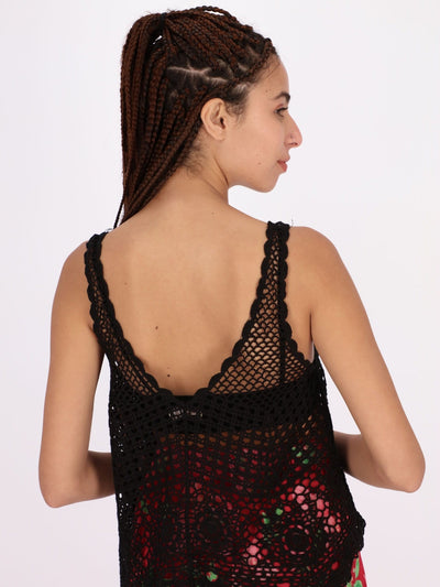 OR Tops & Blouses Crochet Sleeveless Top