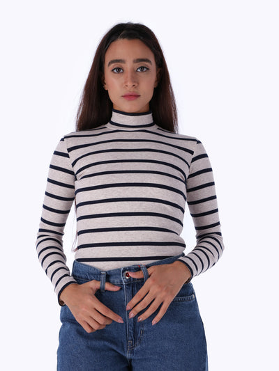 Basic Striped Top - Long Sleeves