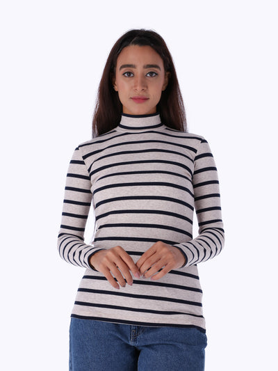 Basic Striped Top - Long Sleeves