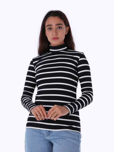 Basic Striped Top - Long Sleeves