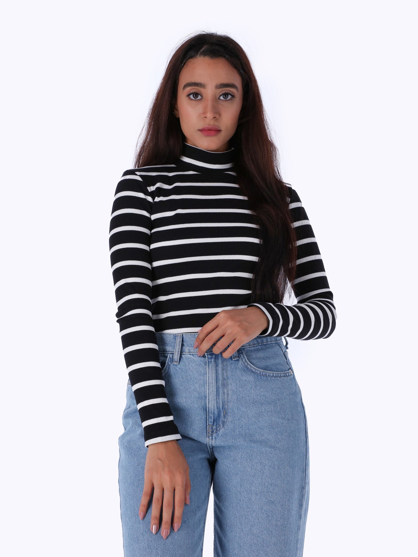 Basic Striped Top - Long Sleeves