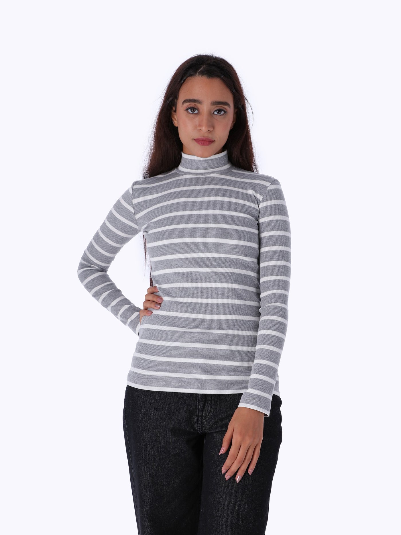 Basic Striped Top - Long Sleeves