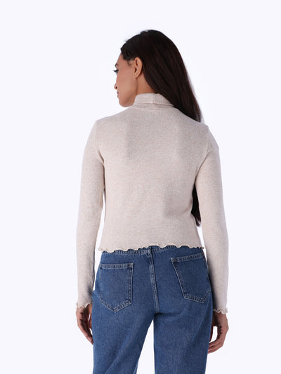 Basic High Neck Top - Long Sleeves