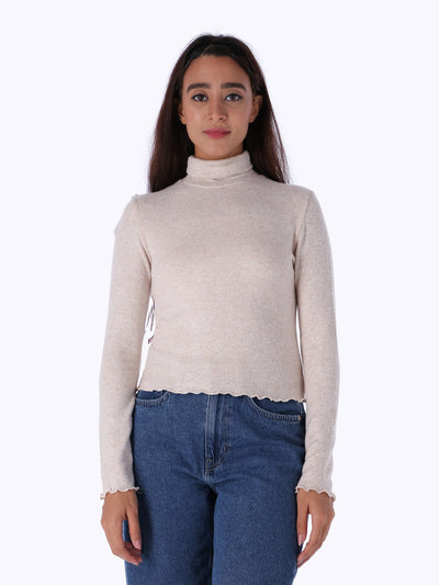 Basic High Neck Top - Long Sleeves