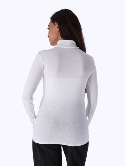 Basic High Neck Top - Long Sleeves