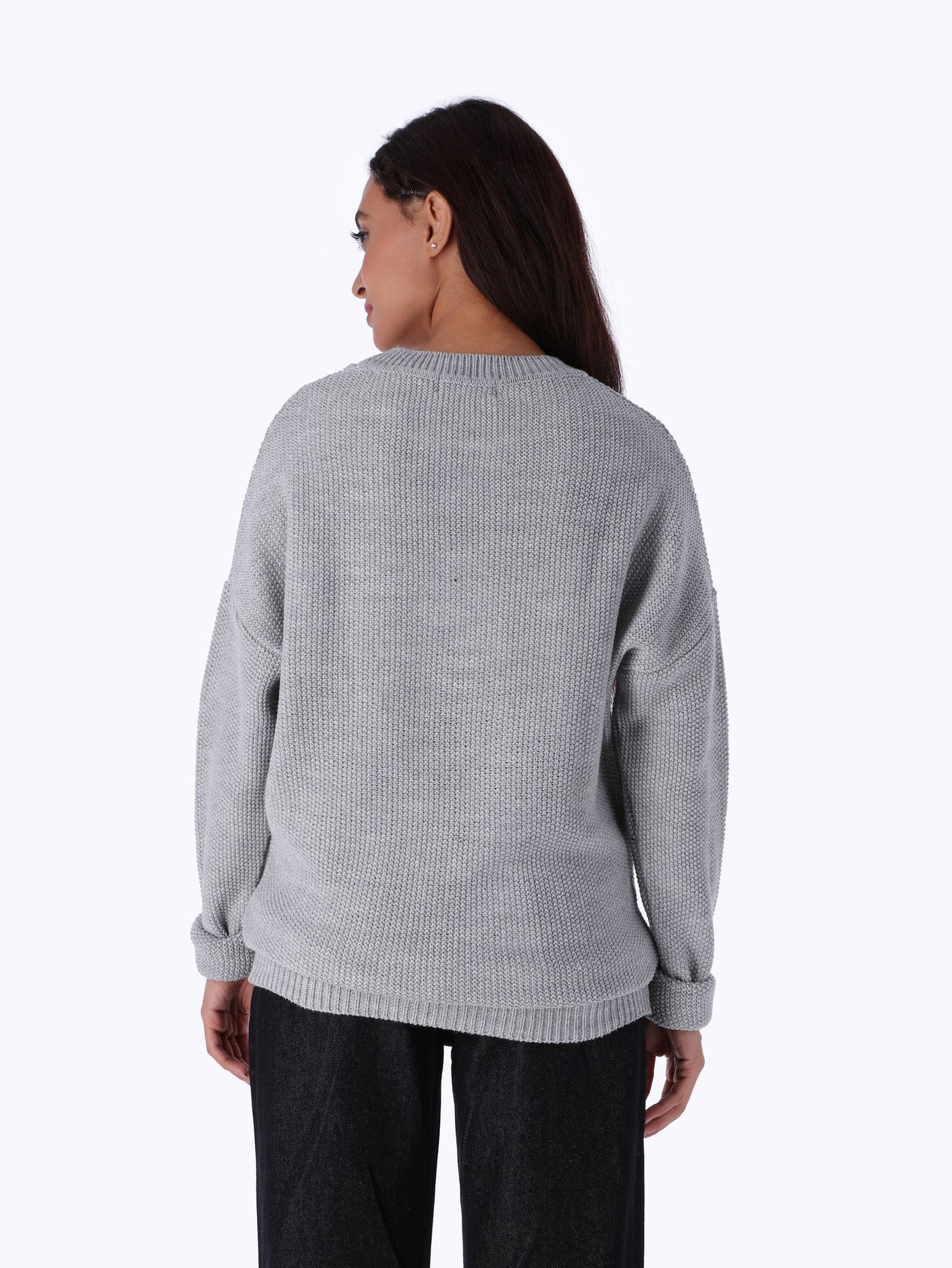 Knitted -Shiny Lurex Pullover