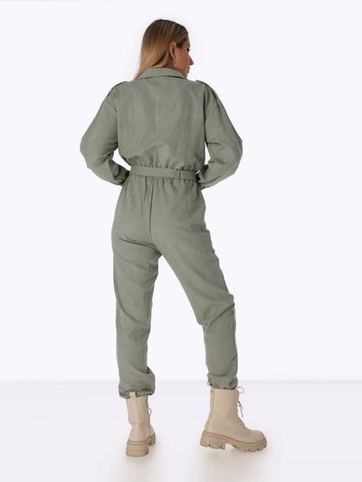 Jumpsuit - Front Zipper