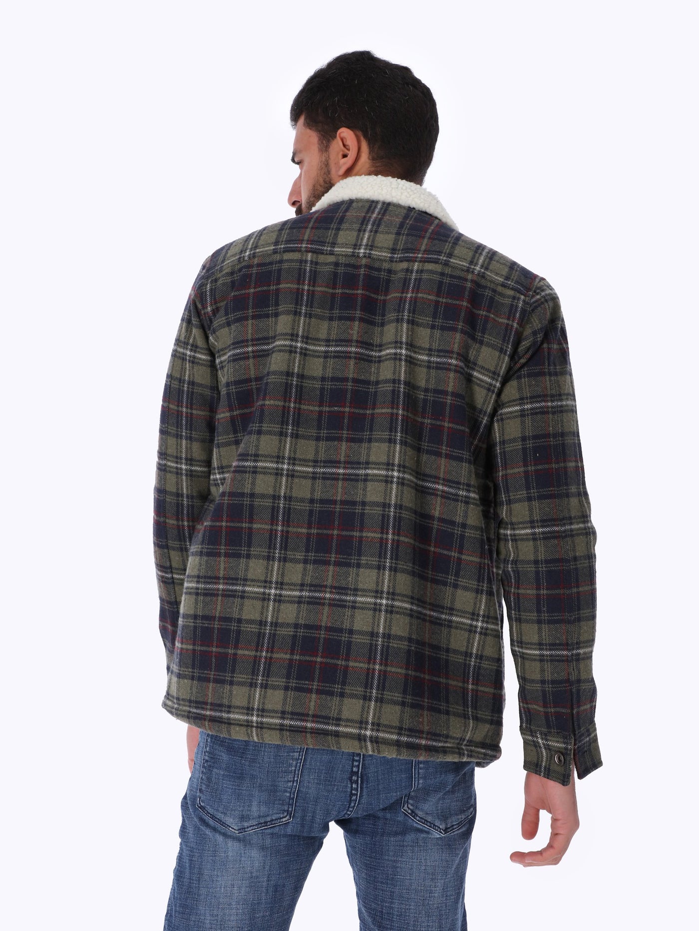 Jacket - Plaid - Fur Inside