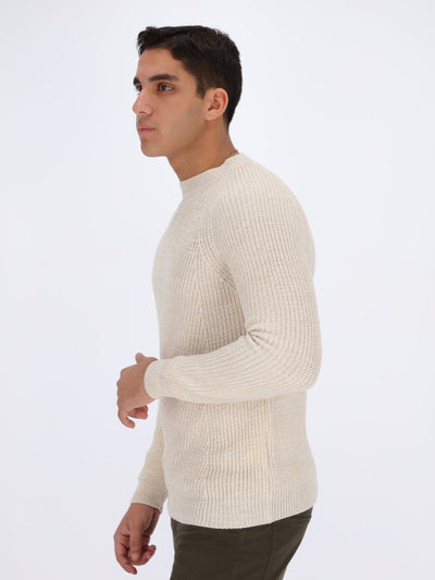 OR Knitwear Knitted Sweater with Ribbed Texture