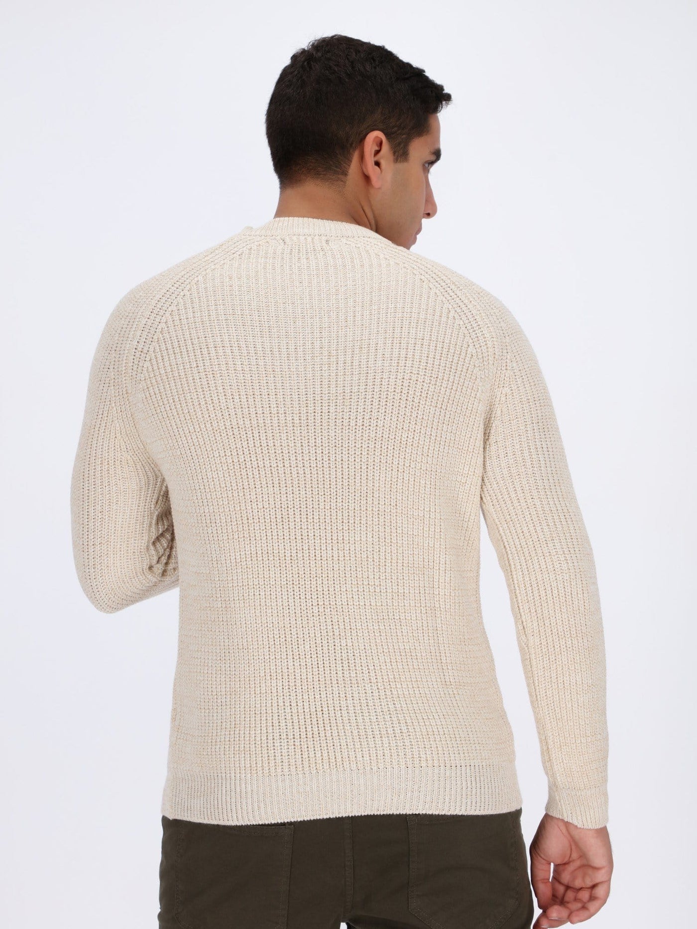 OR Knitwear Knitted Sweater with Ribbed Texture