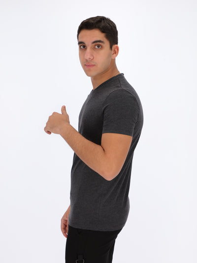 Basic V-Neck Slim Fit T-Shirt