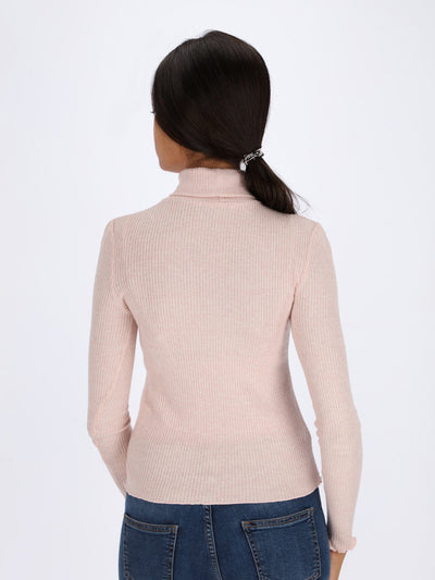 OR Tops & Blouses Ribbed High Neck Top with Long Sleeves