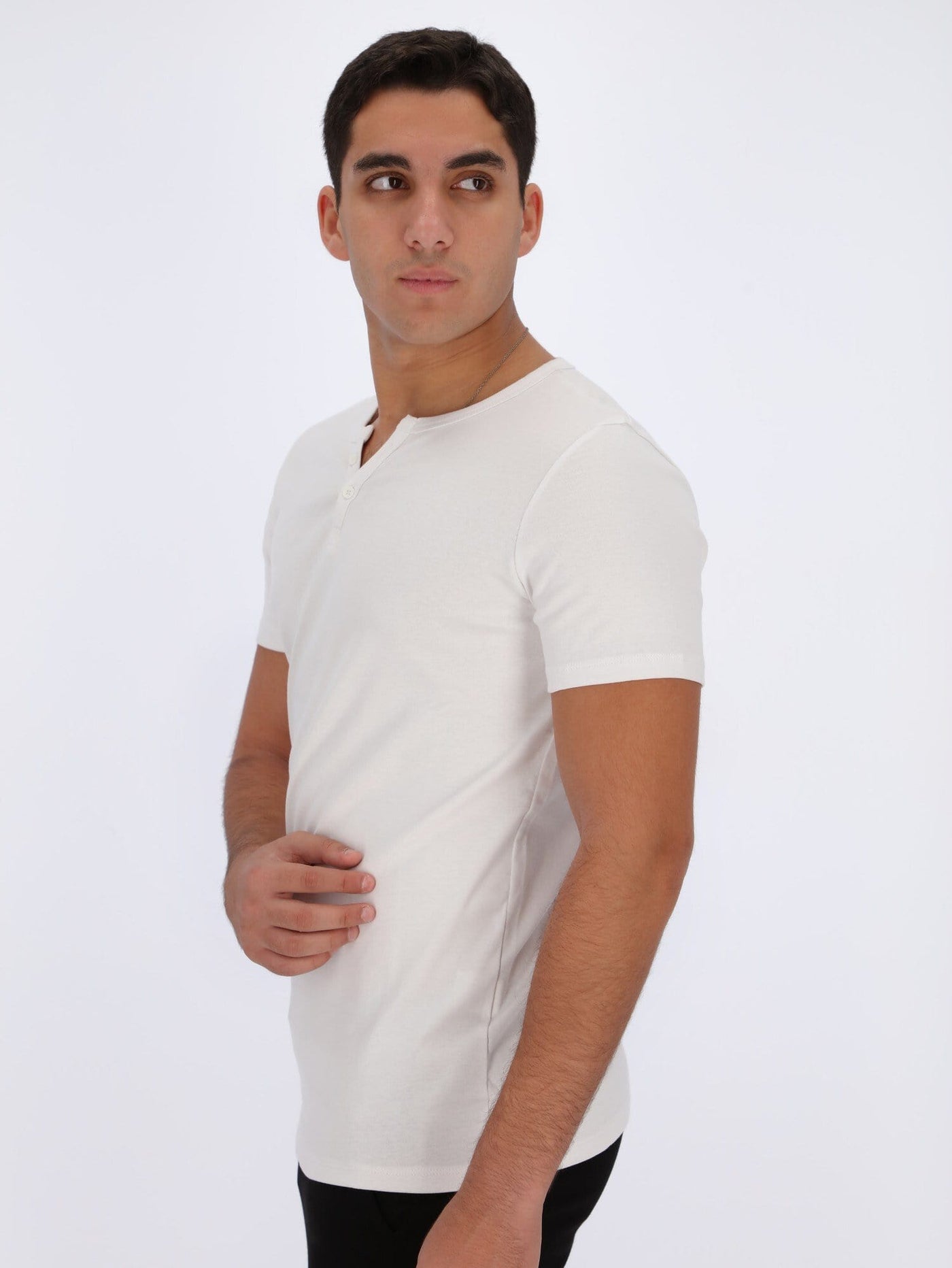 OR T-shirts Slitted collar Basic T-shirt