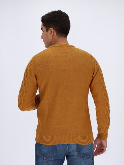 OR Knitwear Knitted Sweater with Braided Texture