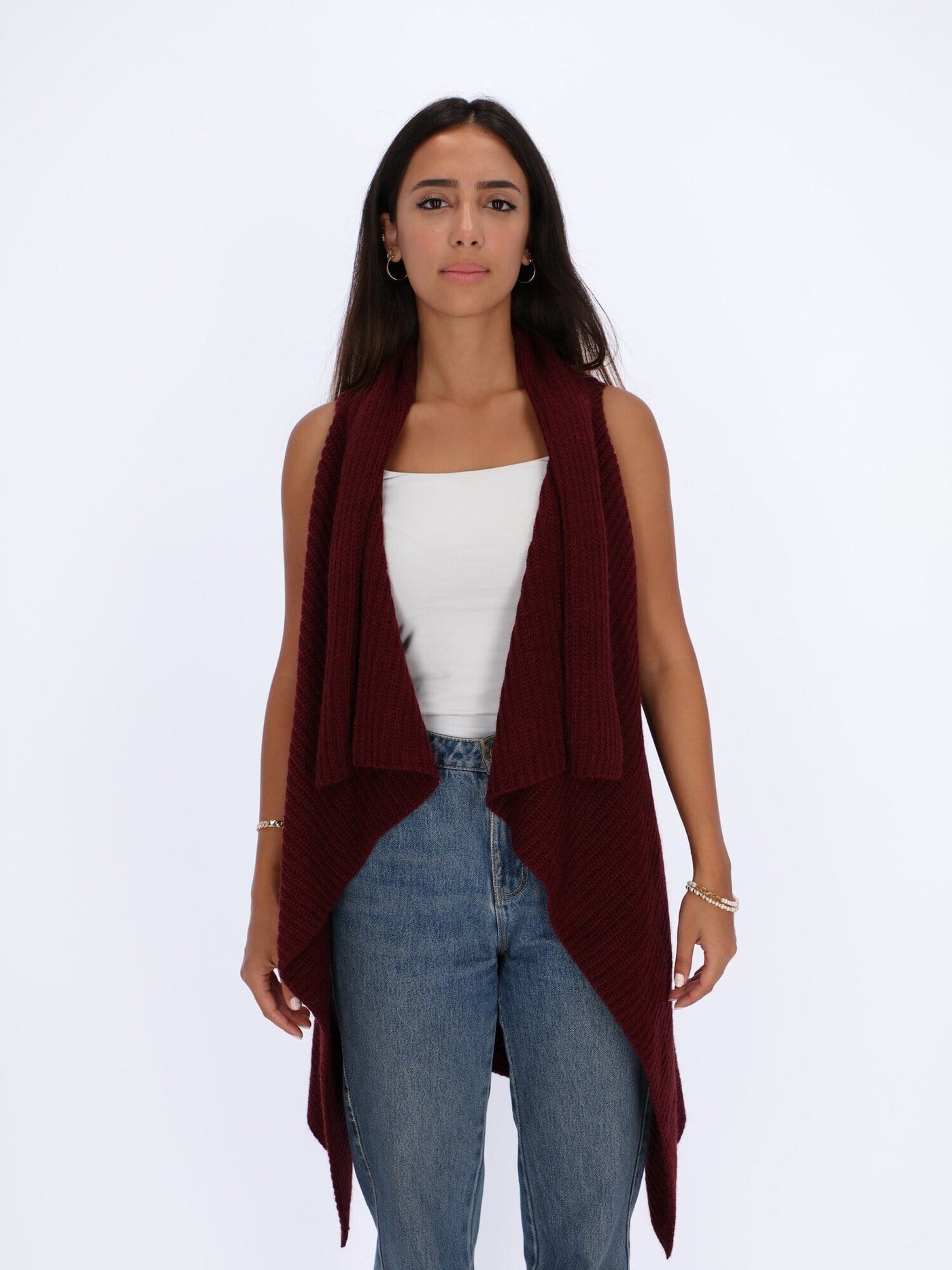 OR Jackets & Cardigans Long Sleeveless Cardigan