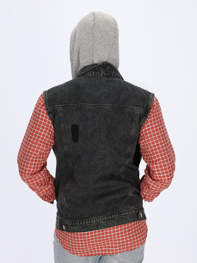 OR Jackets Hooded Denim Gilet