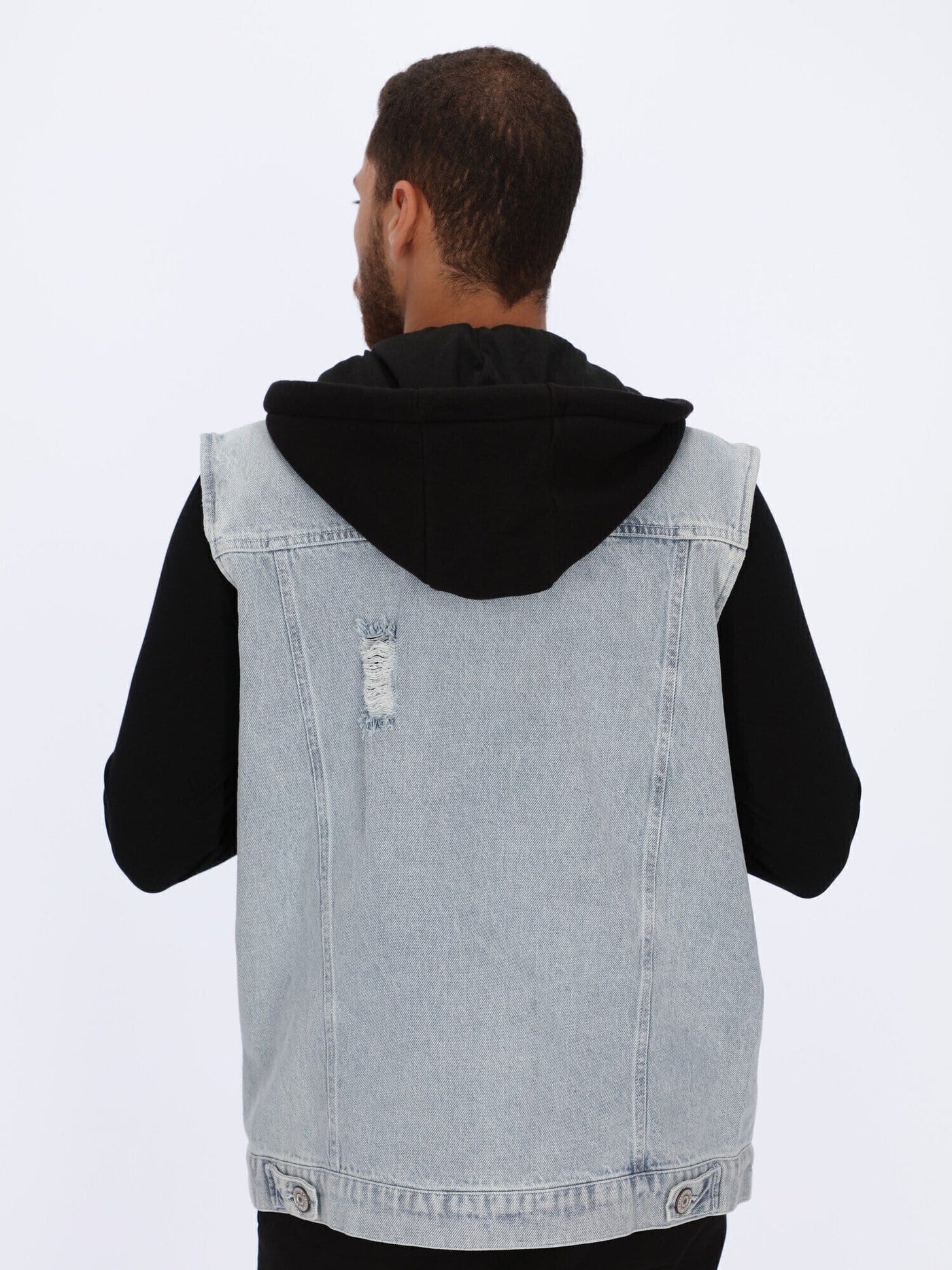 OR Jackets Hooded Denim Gilet