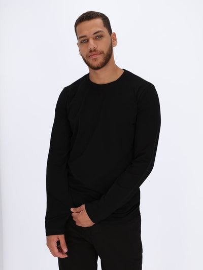 OR T-Shirts Black / L Basic Lycra Long Sleeve T-shirt