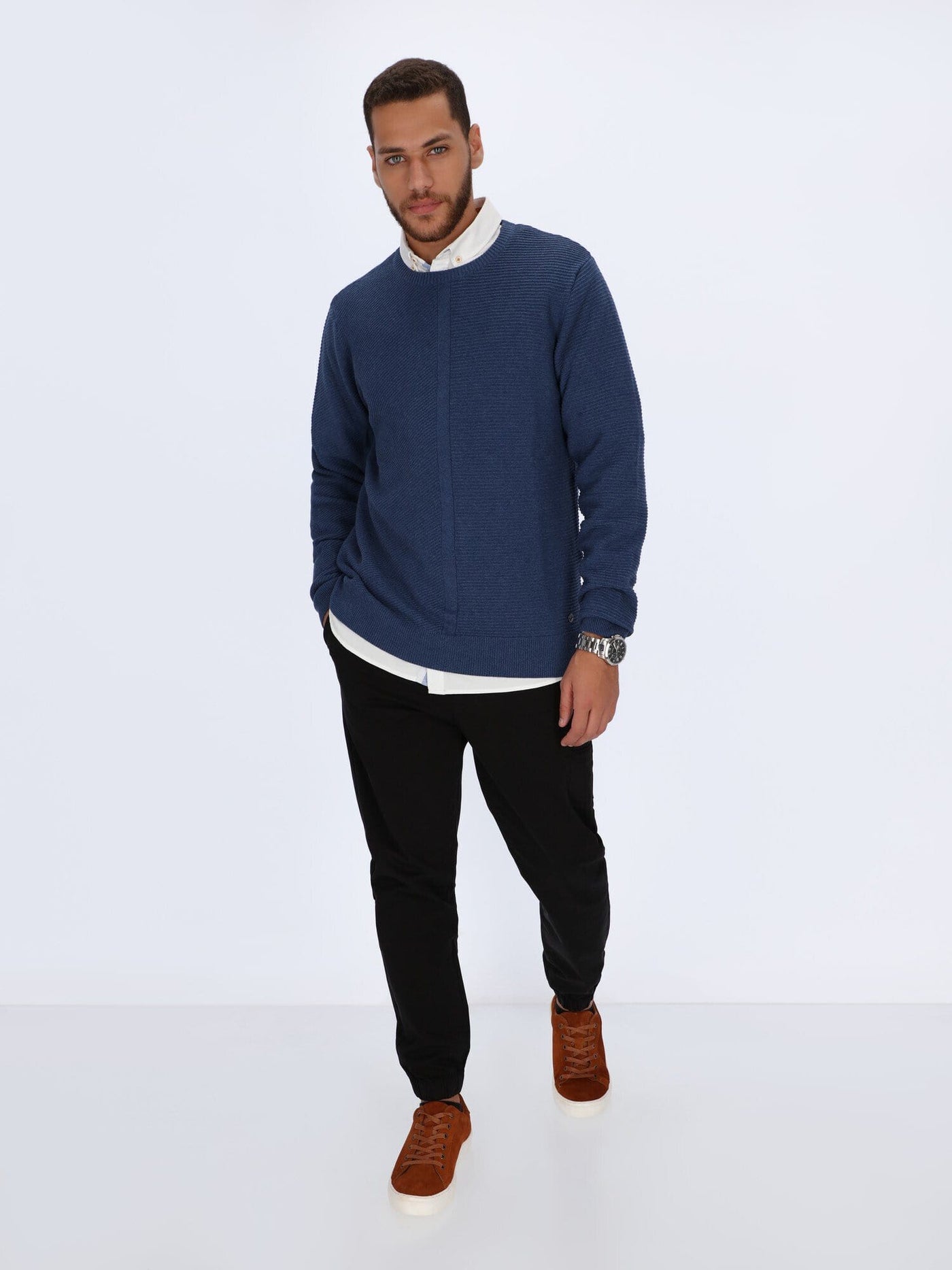 Daniel Hechter Shirts Basic Shirt with Long Sleeves