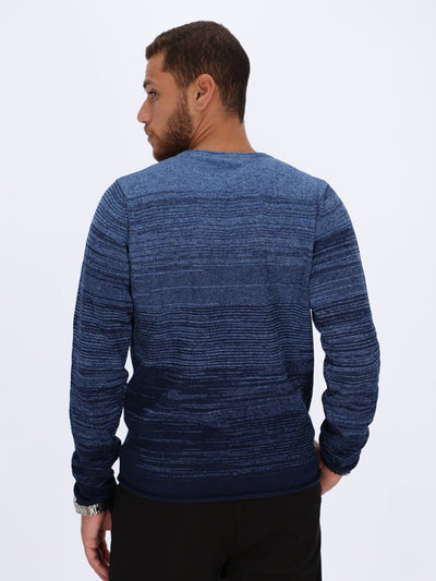 Daniel Hechter Knitwear Gradient Striped Pullover