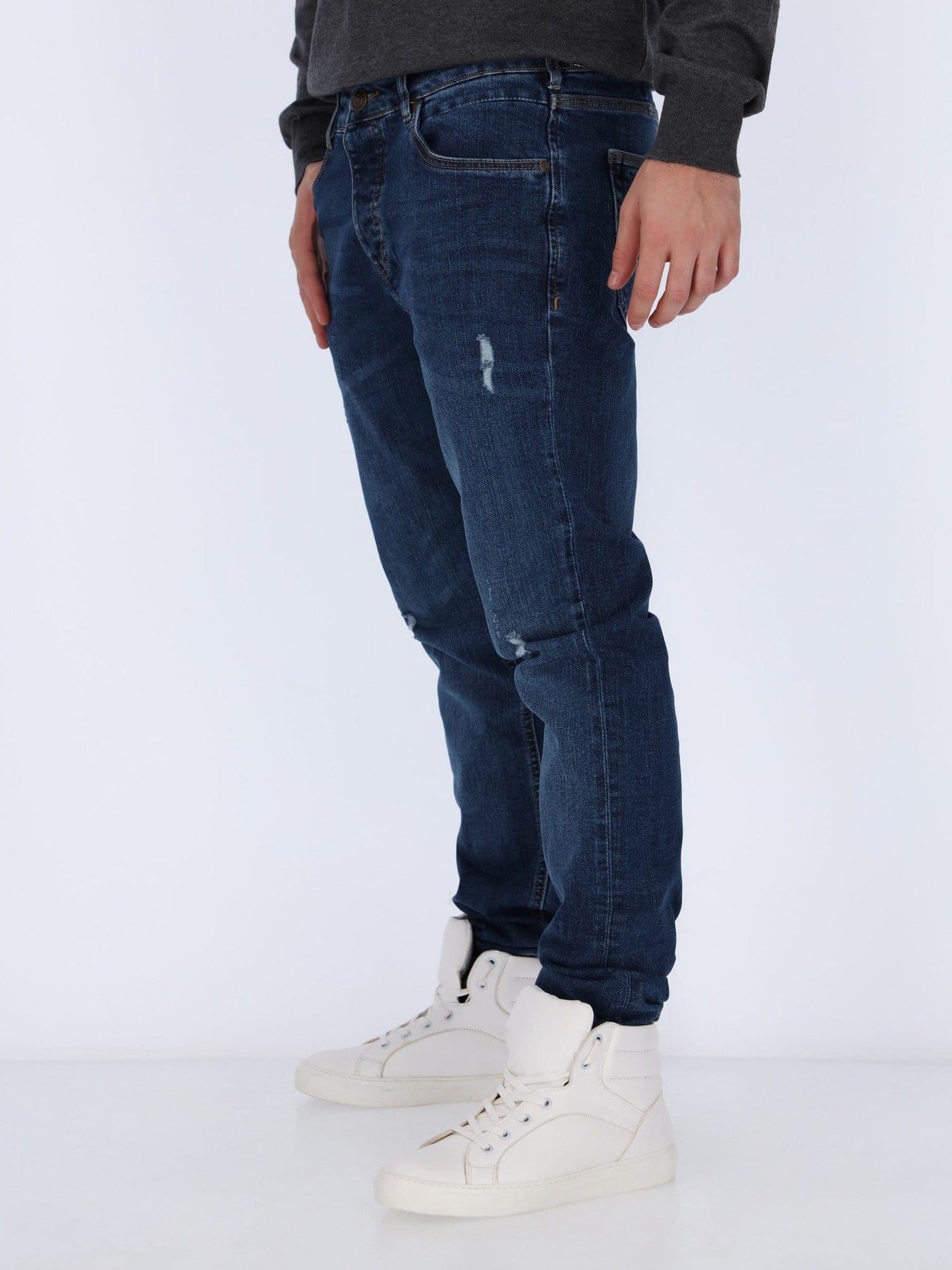 OR Jeans Regular Fit Jeans Pants with Rips