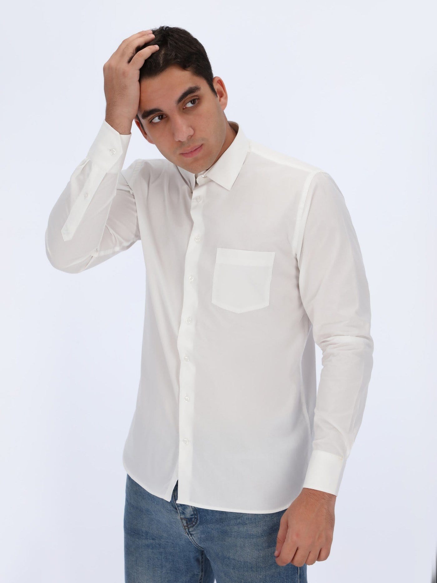 Daniel Hechter Shirts Basic Shirt with Chest Pocket