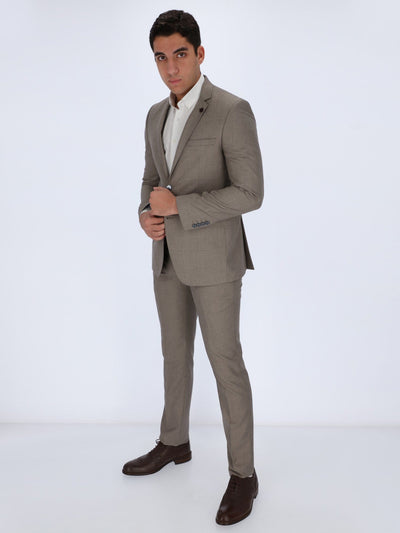 Daniel Hechter Pants & Shorts Regular Fit Textured Suit Pants