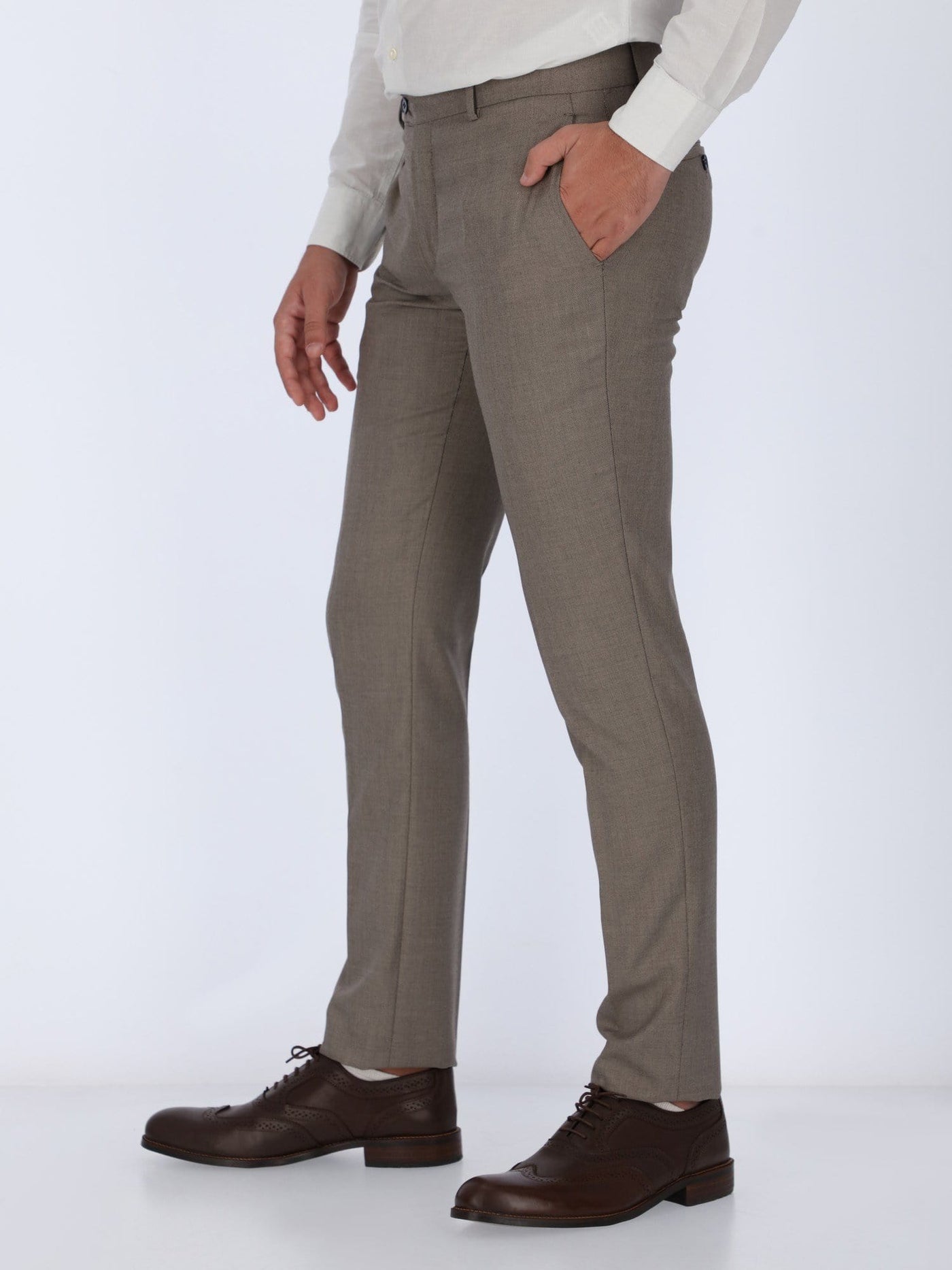 Daniel Hechter Pants & Shorts Regular Fit Textured Suit Pants