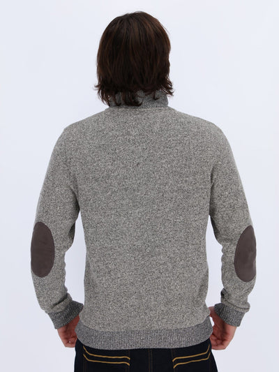 Daniel Hechter Knitwear Tricot Sweater with Elbow Patch