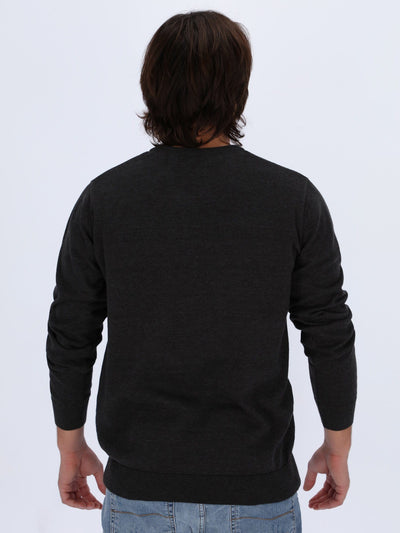 Daniel Hechter Knitwear Lightweight Knit Sweater V-Neck