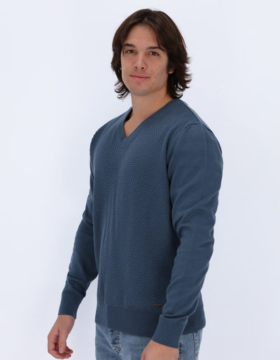 Daniel Hechter Knitwear Bubble Textured Knit Pullover