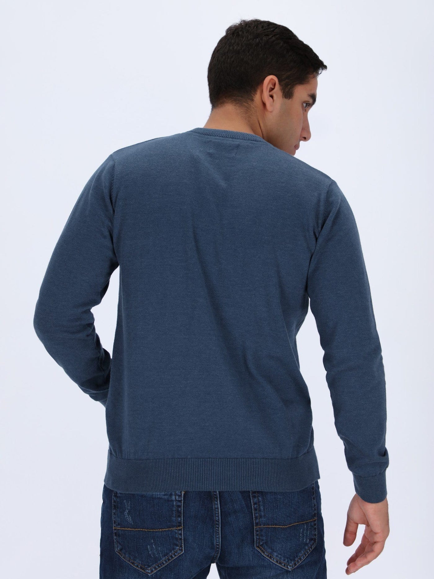 Daniel Hechter Knitwear Lightweight Knit Sweater V-Neck