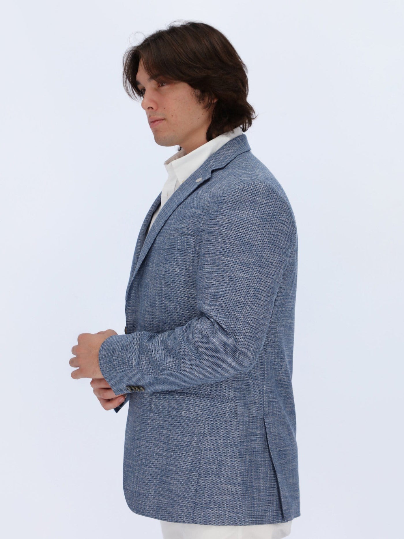 Daniel Hechter Suits & Blazers Tweed Blazer with Back Slits