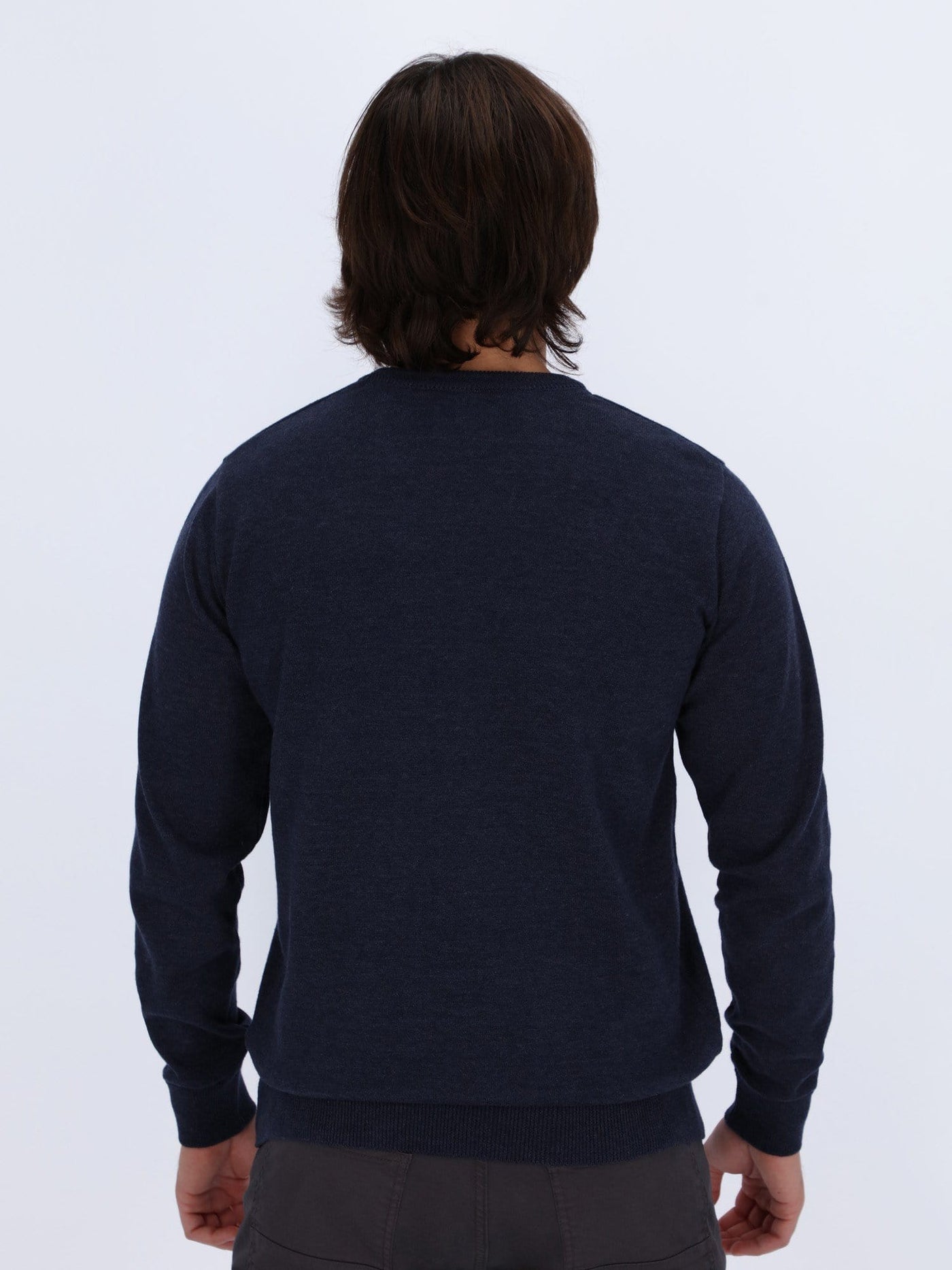 Daniel Hechter Knitwear Lightweight Knit Sweater V-Neck