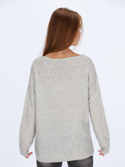 Heather Loose Fit Sweater