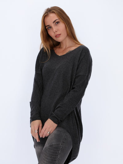 Lightweight High-low Pullover