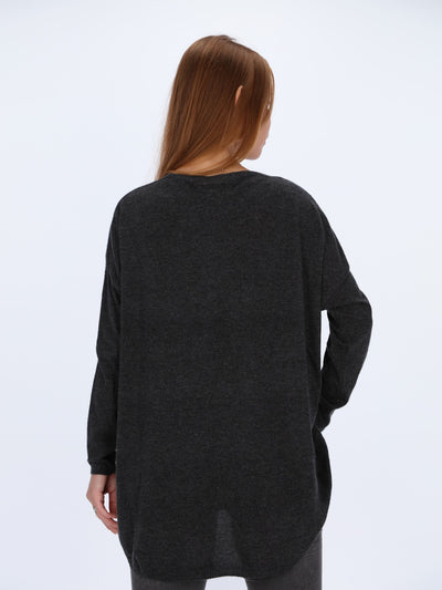 Lightweight High-low Pullover