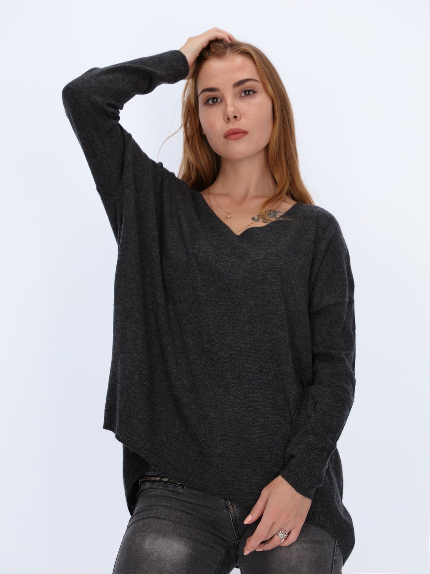 Lightweight High-low Pullover