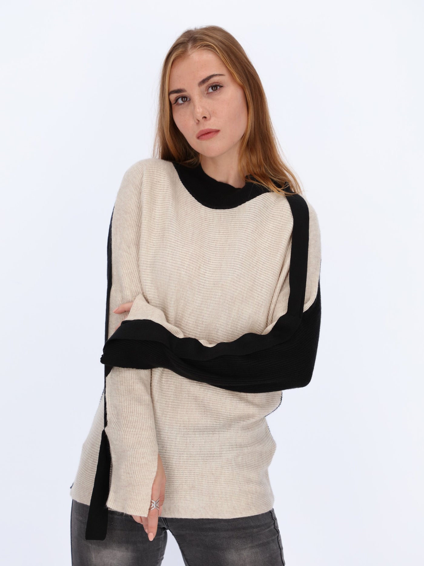 Bi-tone Pullover