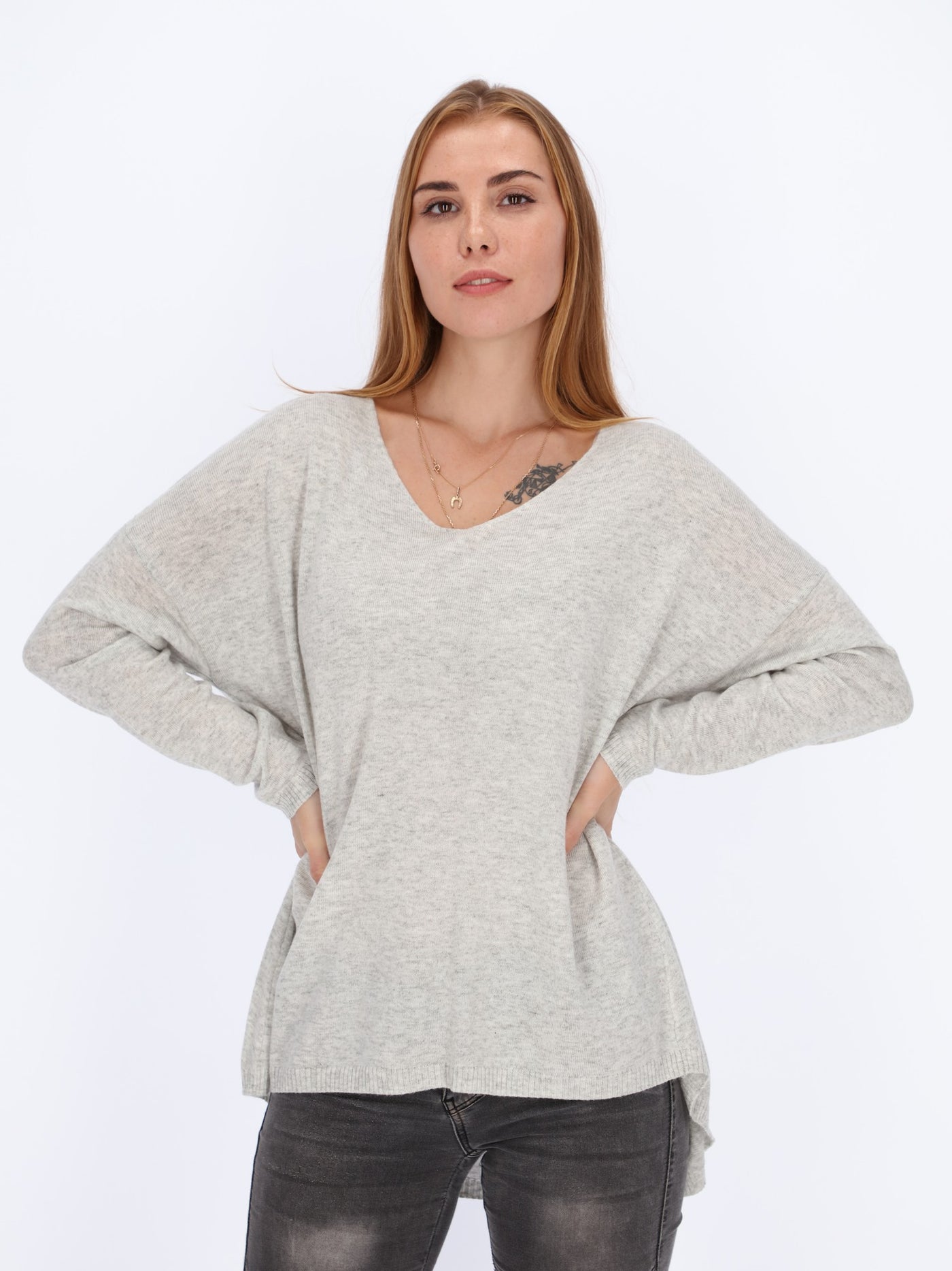 Lightweight High-low Pullover