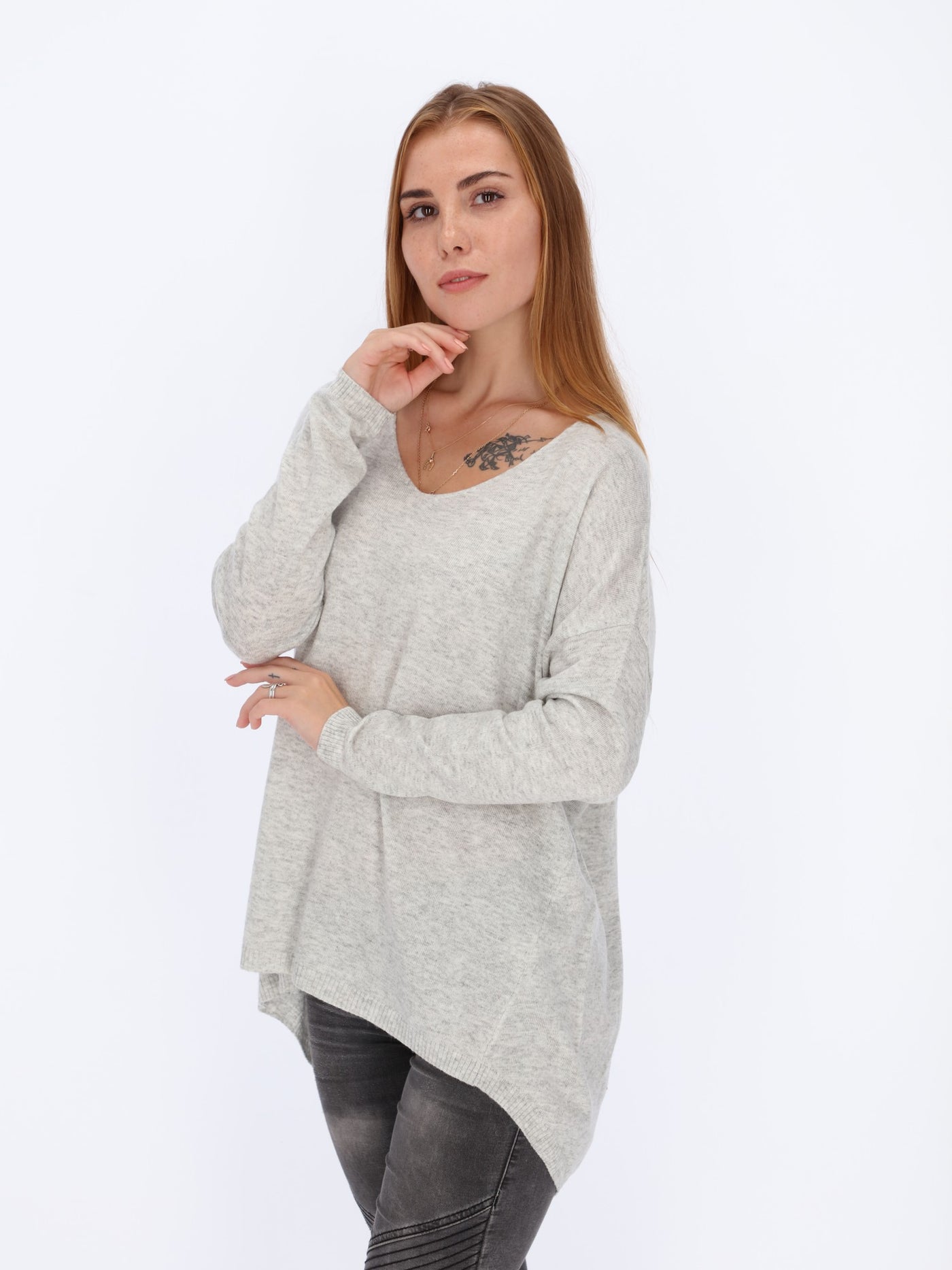 Lightweight High-low Pullover