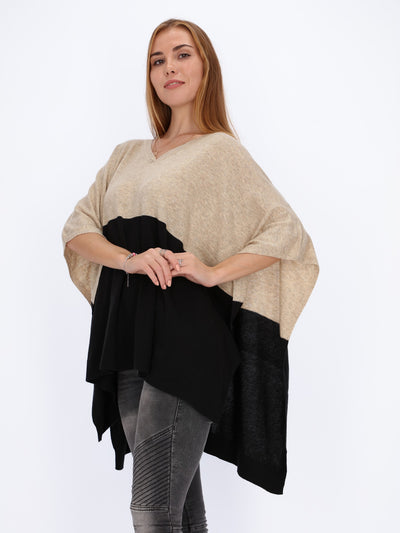 Bi-tone Poncho