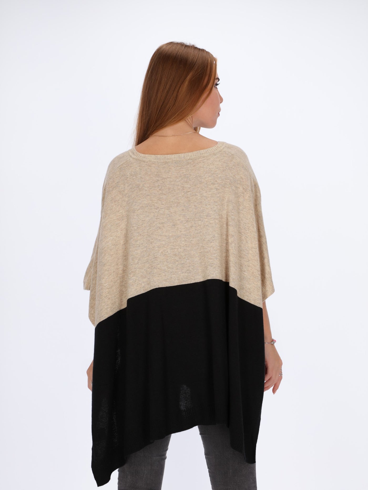 Bi-tone Poncho