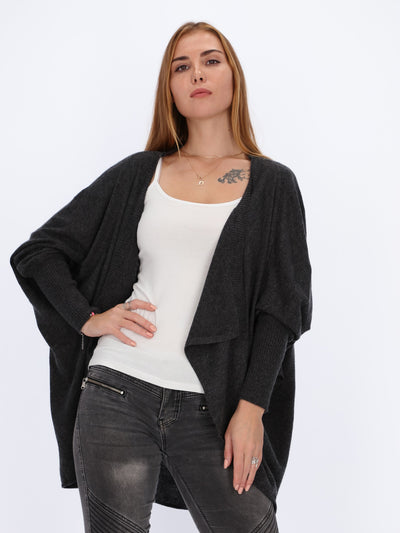 High-low Open Cardigan