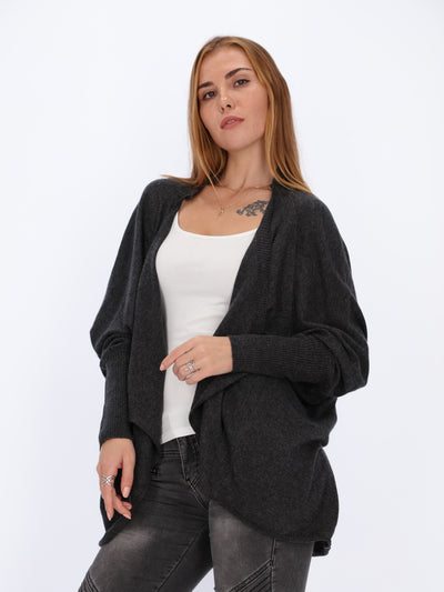 High-low Open Cardigan