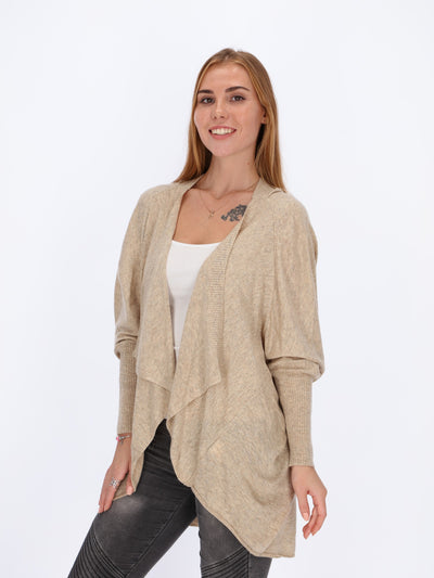 High-low Open Cardigan