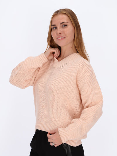 Front Detailed Knitted Pullover